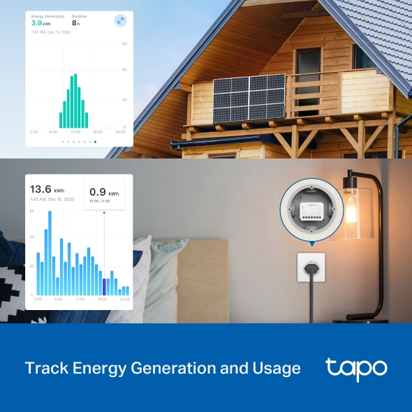 TP-Link Tapo S110E Smart Switch Module 2.4GHz, 802.11b/g/n, Bluetooth, Tapo app, Wi-Fi kontrola, Timer/Schedule postavke, Amazon Alexa/Google Assistant