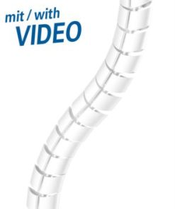 Transmedia Flexible Cable Management, White