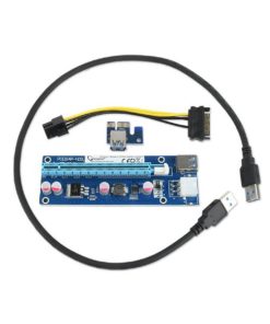 Gembird PCI-Express riser add-on card, PCI-ex 6-pin power connector