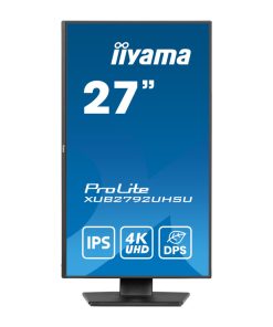 IIYAMA 27" XUB2792UHSU-B6 4K UHD (3840×2160) IPS, Pivot, 4ms, 350cd/m2, 1300:1, HDMI/DP, 3×USB-A, USB-C PD, zvučnici, crni