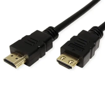 Roline VALUE UltraHD HDMI kabel sa mrežom, M/M, crni, 7.5m