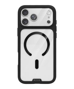 Rixus Crystal Amber Case For Apple iPhone 17 Pro, 18 Pro Black