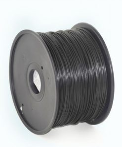 Gembird PLA filament for 3D printer, Black, 1.75 mm, 1 kg