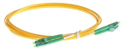 NFO Patch cord, LC APC-LC APC, Singlemode 9 125, G.657A2, Duplex, 3m