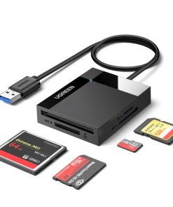 UGREEN čitač TF/SD/CF/MS memorijskih kartica, USB 3.0, crni