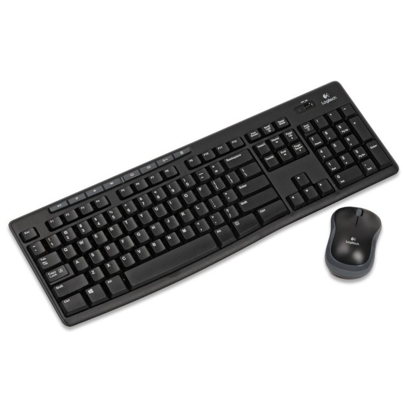 Logitech MK270 bežična tipkovnica+miš, USB, crna (920-004532)