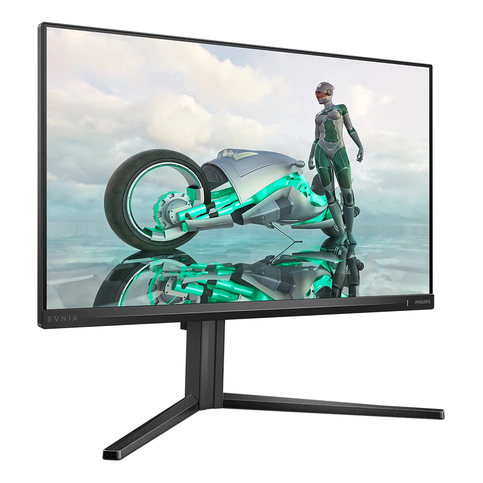 Philips 24" Evnia 24M2N3200A/00 FHD (1920x1080) Fast IPS, Pivot, 180Hz, 1ms, 300 cd/m2, 1000:1, 2×HDMI/DP, zvučnici, crni