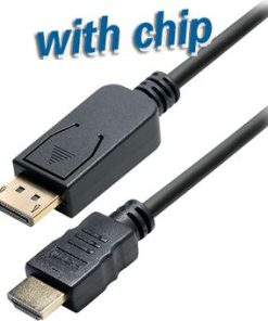 Transmedia DisplayPort plug to HDMI plug, 4K@60Hz, 2,0 m