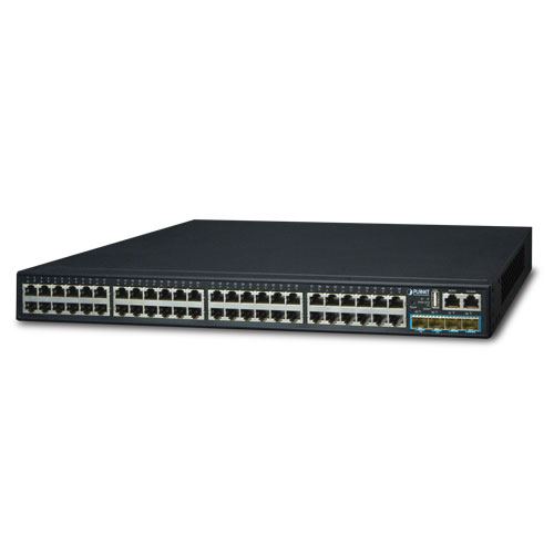 Planet Layer 3 48-Port 10 100 1000T 4-Port 10G SFP Stackable Managed Switch