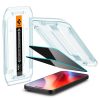 Spigen Glass tR EZ Fit (Privacy) 2 Pack, zaštitno staklo za ekran telefona 2 kom - iPhone 17/16 Pro/17 (AGL07929)