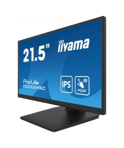 IIYAMA 22" T2252MSC-B2AG FHD (1920×1080) IPS, 16:9, 5ms, 250 cd/m2, 1000:1, 1xHDMI, 1xDP, 2xUSB-A, zvučnici, crni