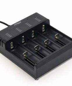 Gembird Fast Battery Charger Ni-MH Li-ion, black