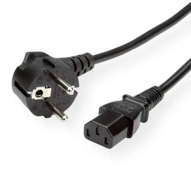 Roline VALUE naponski kabel, ravni IEC320 C13, 1.8m, crni