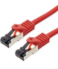 Roline VALUE S/FTP mrežni kabel Cat.8 (Class I), LSOH, stranded, 1.0m, crveni