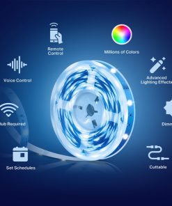TP-Link Tapo L900-5 Smart Wi-Fi Light Strip, 5m, 13.5 W, dimabilna, glasovna kontrola, multicolor
