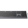 Gembird Dual-mode slim wireless desktop set, 2.4G BT, US layout