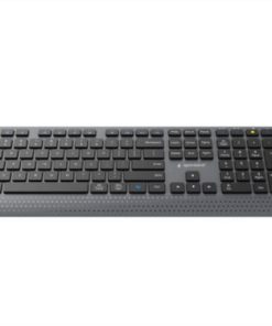 Gembird Dual-mode slim wireless desktop set, 2.4G BT, US layout