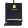 Gembird USB smart card reader, black
