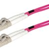Transmedia Fibre optic MM OM4 Duplex Patch cable LC-LC 0,5m