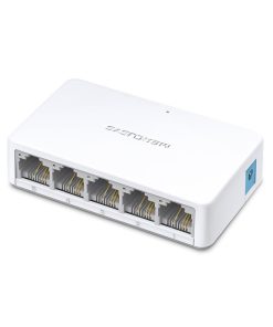 Mercusys 5-port mini Desktop preklopnik (Switch), 5×10/100M RJ45 ports, plastično kućište