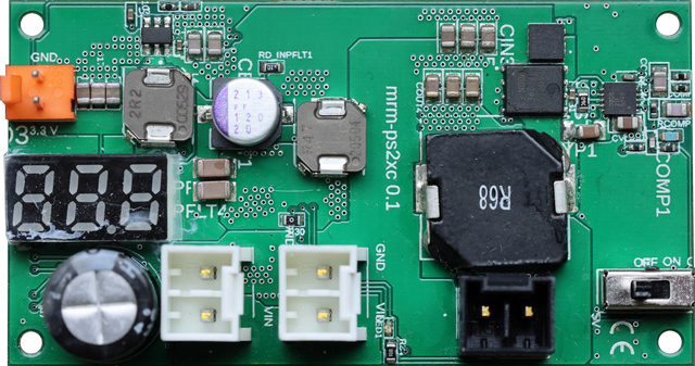 ML-R Power Supply 5V/17A+3.3V/5A, voltmeter