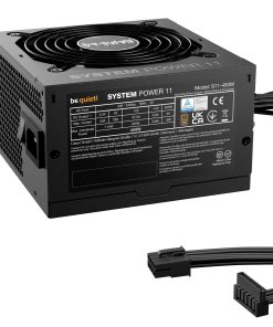 Be Quiet 450W System 11, ATX 3.1 80+ BRONZE, 2×PCIe, 5×SATA, 20+4-pina, 120mm ventilator, crno