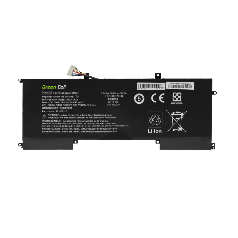 Green Cell (HP182) baterija 3600mAh, 7.7V AB06XL za HP Envy 13-AD102NW 13-AD015NW 13-AD008NW 13-AD100NW 13-AD101NW