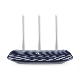 TP-Link AC750 Archer C20 bežični usmjerivač (Dual-Band Router) 300Mbps/433Mbps (2.4GHz/5GHz), 802.11a/b/g/n/ac, 1×WAN, 4×LAN, WPS, 3×fiksna antena