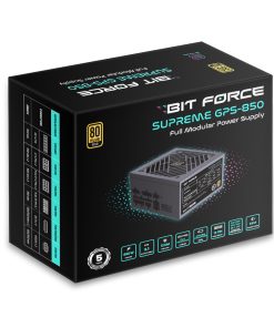 BIT FORCE napajanje 850W 80+ GOLD SUPREME GPS-850, modularno, ATX 3.1, PCI-E 5.1, FDB