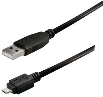 Transmedia USB typeA plug-Micro USB typeB 1,8m