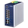 Planet Industrial L3 8-Port 10 100 1000T 4-Port 10G SFP Managed Ethernet Switch