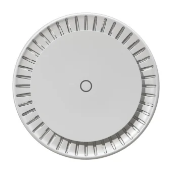 Mikrotik cAP ax (cAPGi-5HaxD2HaxD) Quad core 1.8 GHz CPU, 1GB RAM, 2×G-LAN (1×PoE-out) 2.4GHz 802.11b/g/n/ax, 5GHz 802.11a/n/ac/ax, dual-chain, RouterOS L4, stropni, PSU, PoE injector