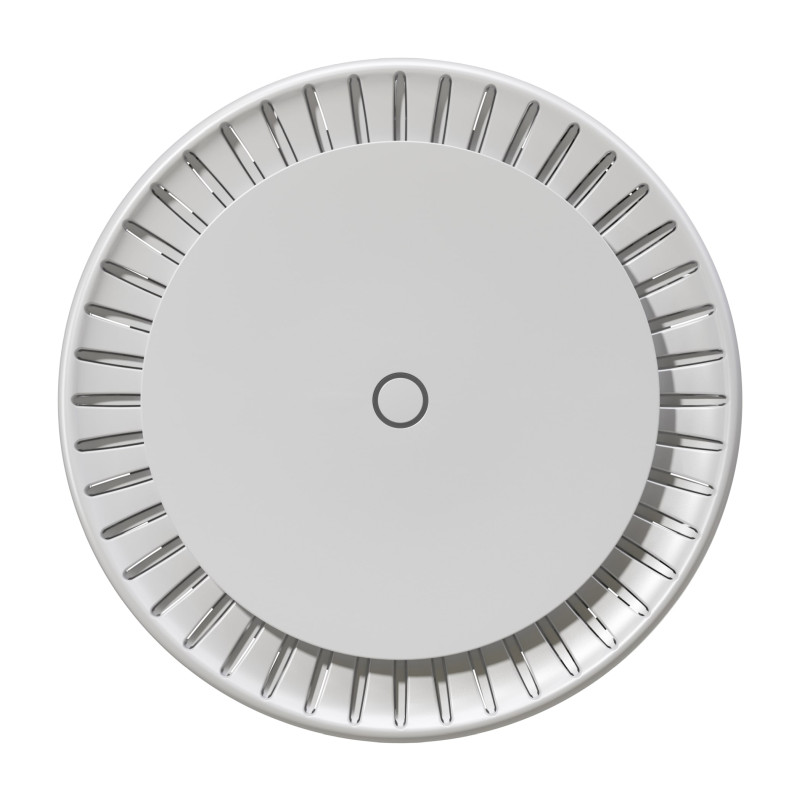 Mikrotik cAP ax (cAPGi-5HaxD2HaxD) Quad core 1.8 GHz CPU, 1GB RAM, 2×G-LAN (1×PoE-out) 2.4GHz 802.11b/g/n/ax, 5GHz 802.11a/n/ac/ax, dual-chain, RouterOS L4, stropni, PSU, PoE injector