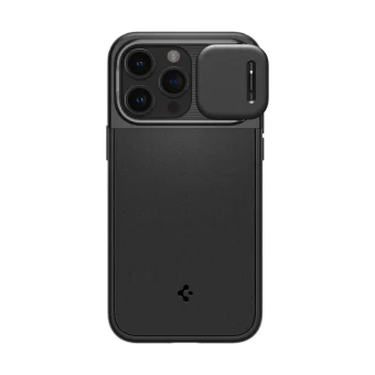 Spigen Optik Armor MagSafe, black - iPhone 15 Pro (ACS07184)