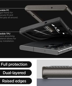 Spigen Neo Hybrid, zaštitna maska za telefon, gunmetal - Samsung Galaxy S23 Ultra (ACS05627)