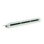 Roline Cat.6/ClassE 19" Patch Panel 24-porta UTP, svijetlo sivi