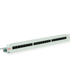 Roline Cat.6/ClassE 19" Patch Panel 24-porta UTP, svijetlo sivi