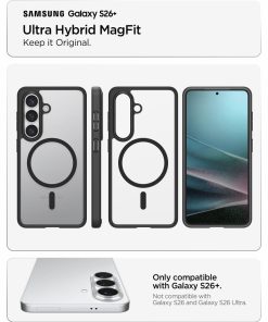 Spigen Ultra Hybrid MagSafe, matt crna - Samsung Galaxy S26+ (ACS10710)