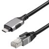 Transmedia Ethernet Cable Cat6 F UTP USB C to RJ45, 3m