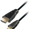 Transmedia HDMI-plug type A to HDMI plug type C, 10m