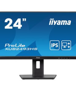 IIYAMA 24" XUB2493HS-B6 FHD (1920×1080) IPS, Pivot, 100Hz, 16:9, 0.5ms, 250 cd/m2, 1300:1, HDMI/DP, zvučnici, crni