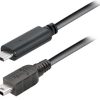 Transmedia USB type C plug - USB 2.0 type B Mini B plug, 2,0 m