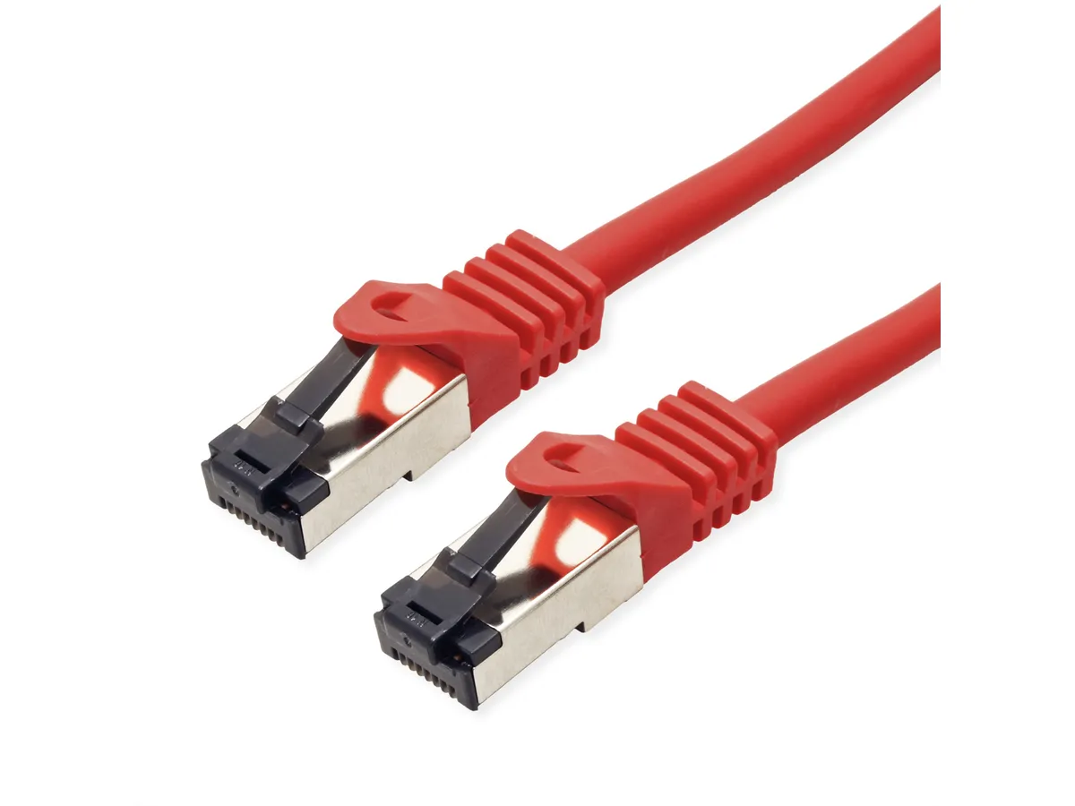Roline VALUE S/FTP mrežni kabel Cat.8 (Class I), LSOH, stranded, 2.0m, crveni