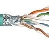Transmedia SFTP-Cable, Stranded Wire, CAT5e. green, on spool, 100 m