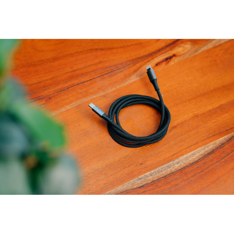 Verbatim Sync & Charge kabel USB-C na Lightning, M/M, 60W PD3.0, crni,1.2m