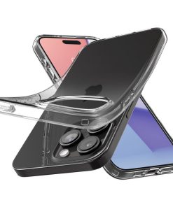 Spigen Liquid Crystal, zaštitna maska za telefon, prozirna - iPhone 15 Pro Max (ACS06557)