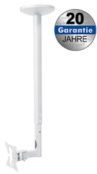 Transmedia Height-adjustable suspension bracket for LCD 25-76cm, White