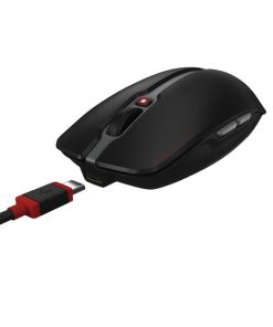 Cherry Stream Desktop Recharge tiha bežična tipkovnica + miš, crna