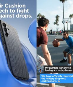 Spigen Liquid Air, zaštitna maska za telefon, crna - Samsung Galaxy A54 5G (ACS05885)