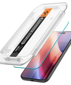 Spigen Glass tR EZ Fit 2 Pack, transparency - iPhone 17/16 Pro Max (AGL07907)